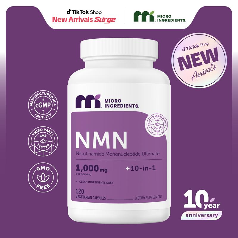 NMN Capsules for Deep Cellular Repair (120ct)