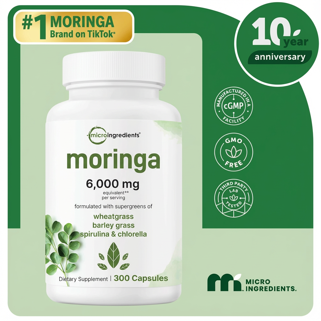 Moringa Capsules 6,000mg (300ct)