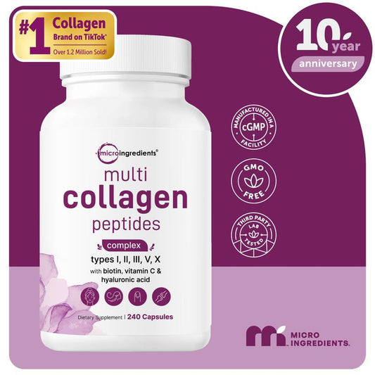 Multi Collagen Peptide Complex (240 Capsules)