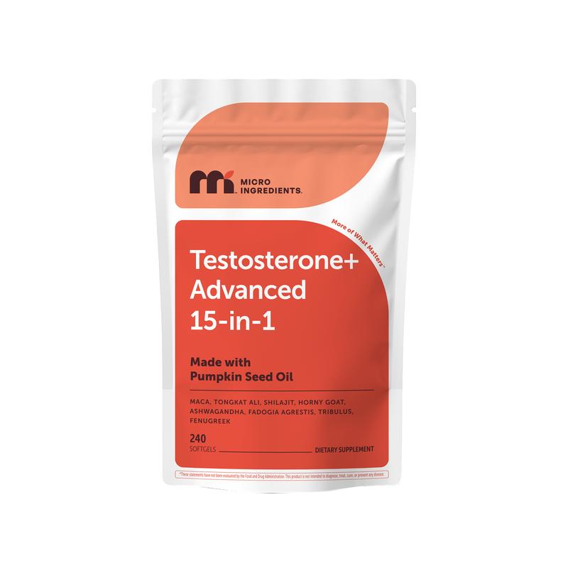 Testosterone+ Advanced  15-in-1  (240 Softgels) | Spring Sale