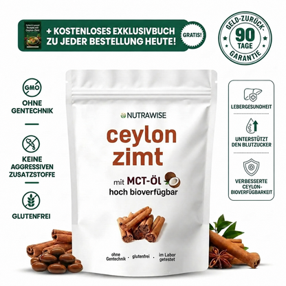 Ceylon-Zimt 7.200 mg Äquivalent mit MCT-Öl