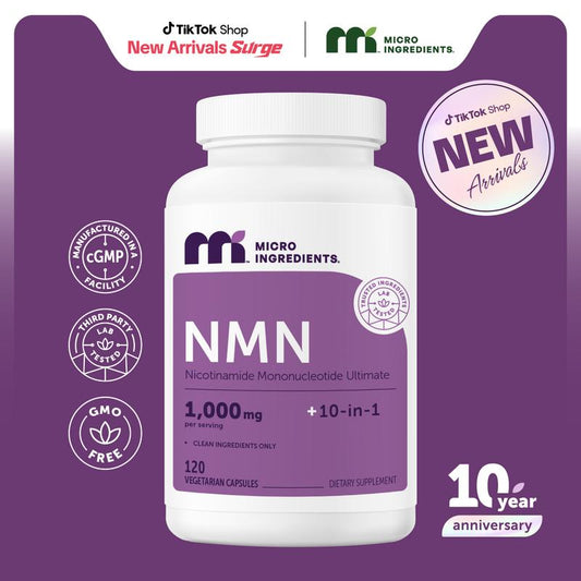 NMN Capsules for Deep Cellular Repair (120ct)