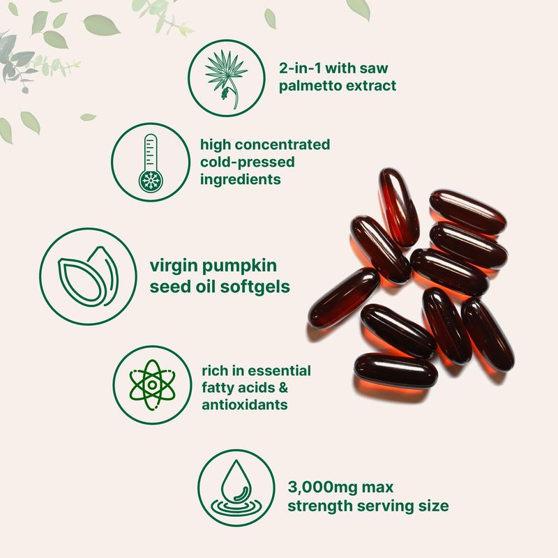 Pumpkin Seed Oil Capsules (60ct)