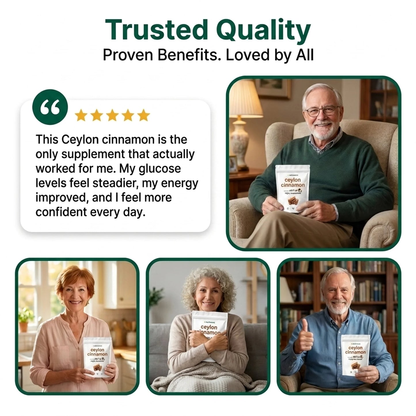Ceylon Cinnamon 7200mg Equivalent with MCT Oil | Father's Day Sale
