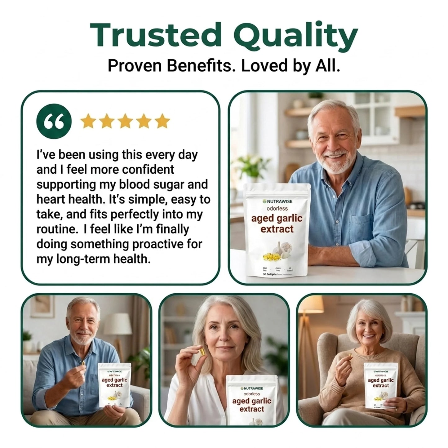 Aged Garlic Extract - 7500mg Odorless Softgels