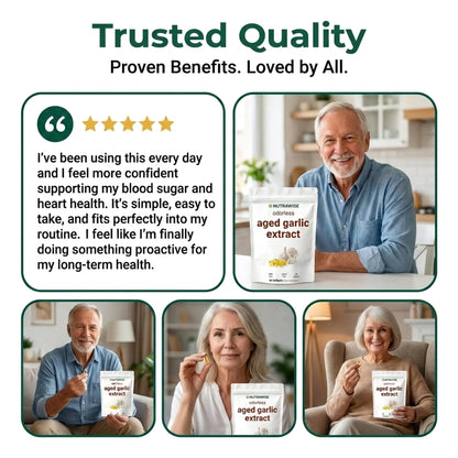 Aged Garlic Extract - 7500mg Odorless Softgels