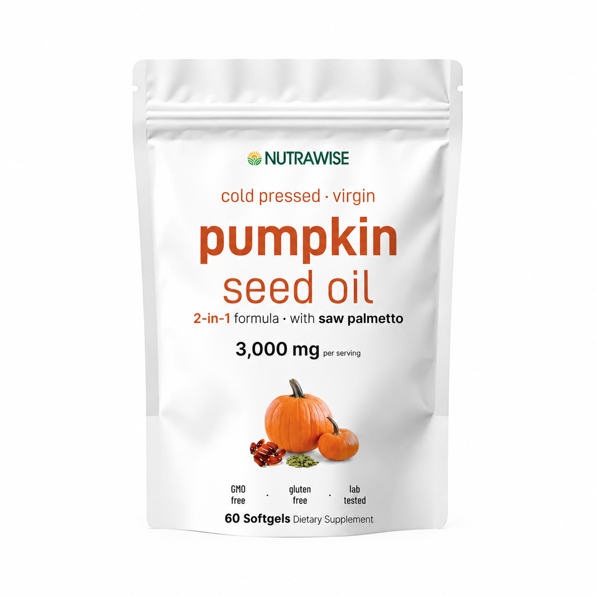Pumpkin Seed Oil Capsules (60ct)