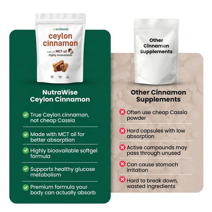 Ceylon Cinnamon 7200mg Equivalent with MCT Oil | Father's Day Sale