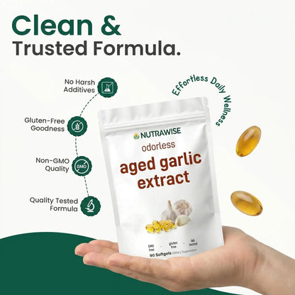 Aged Garlic Extract - 7500mg Odorless Softgels