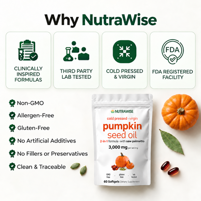 NutraWise Prostate & Urinary Support Softgels | Fall Sale