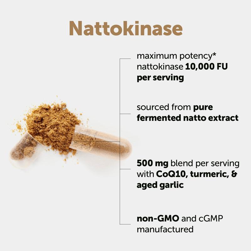 Nattokinase 10,000FU Complex, 90 Vegetarian Capsules