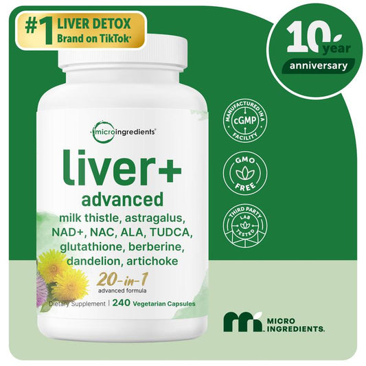 Liver+ Capsules - Milk Thistle Complex (240ct)